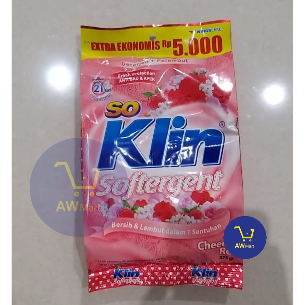 Deterjen Soklin Bubuk 245gr (DARI PABRIK LANGSUNG) Detergen