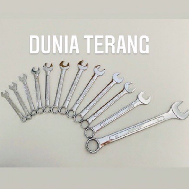 Kunci Ring Pas ATS 12 mm - Kunci Kombinasi 12mm - Combination Spanner