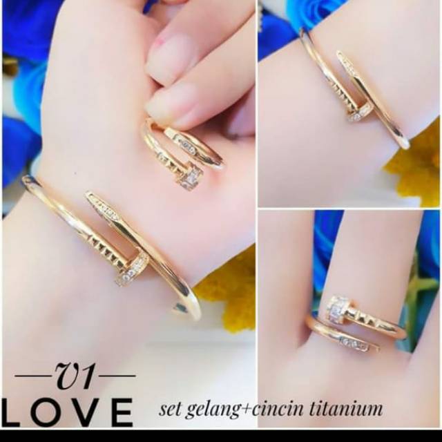 Gelang paku titanium