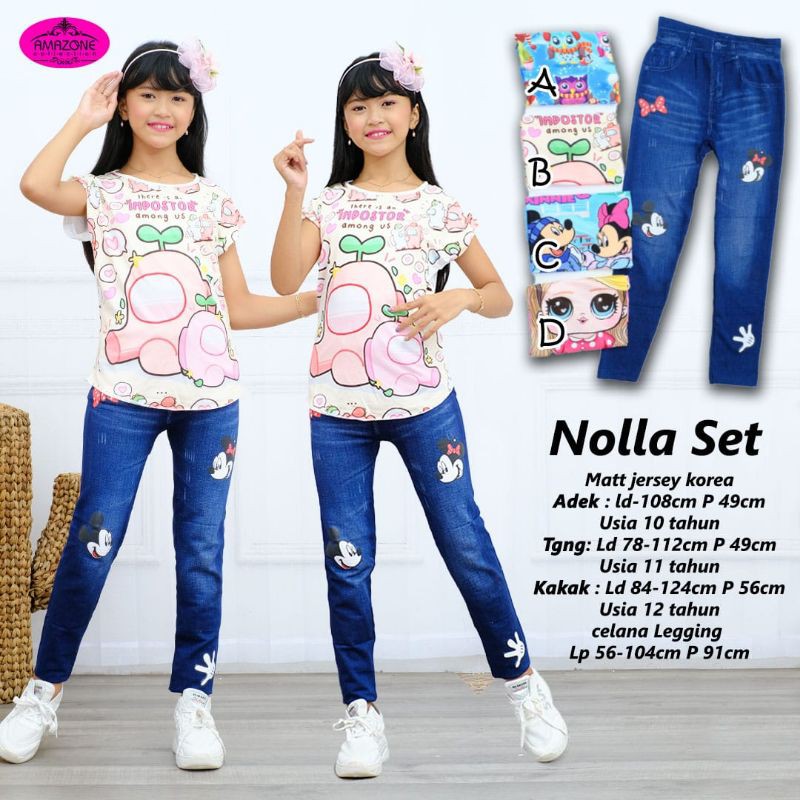 SET NOLLA ( tanggung 133,kak 138)