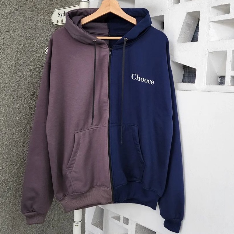 Hoodie Oversize Wanita Terbaru Chooce Combie Bahan Pleece Korean Style