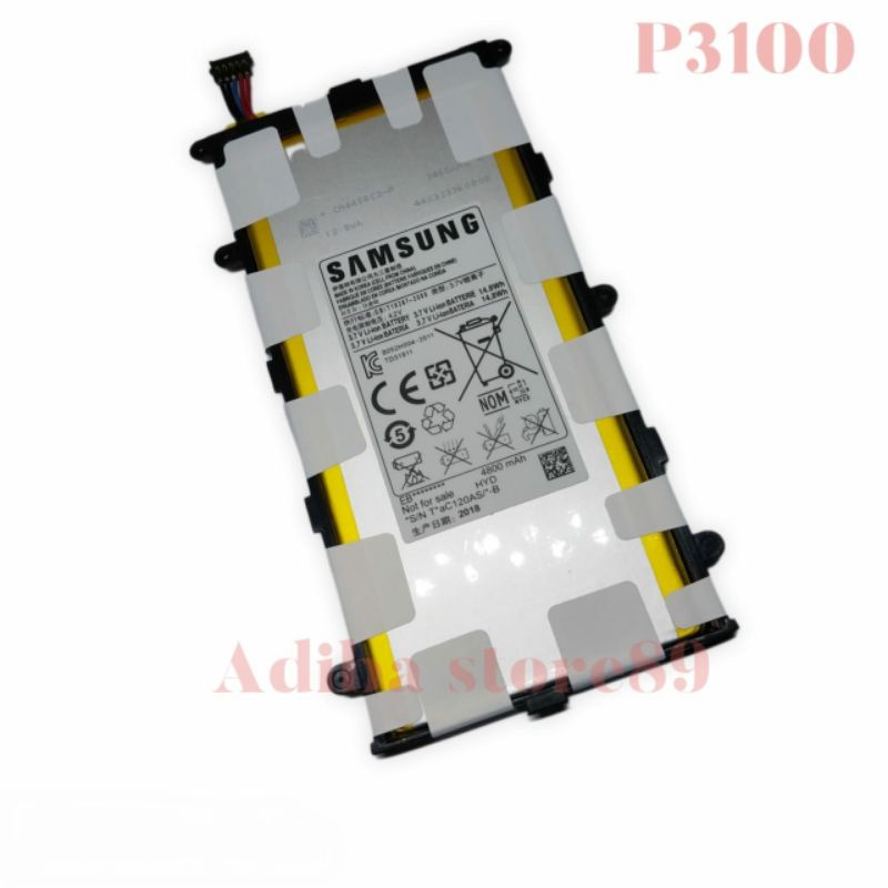 Baterai Samsung Tablet Samsung Galaxy Tab 2 7 inch P3100 P3100 Batre Tab