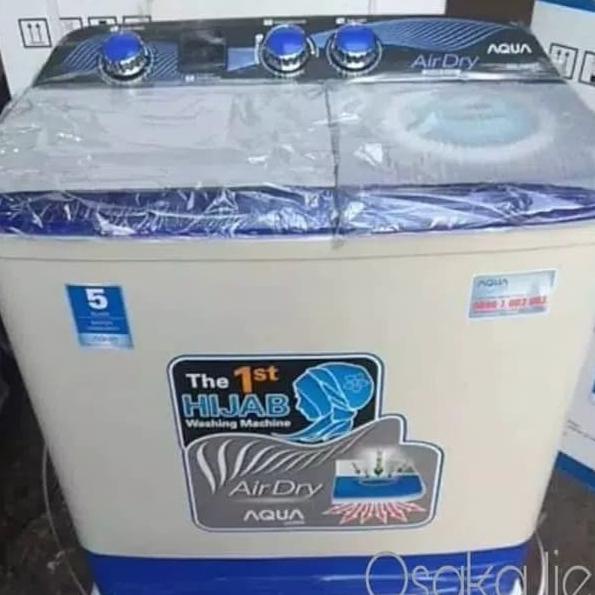 PROMO MESIN CUCI 2 TABUNG SANYO AQUA QW780XT 7.5KG BISA CUCI HIJAB Termurah