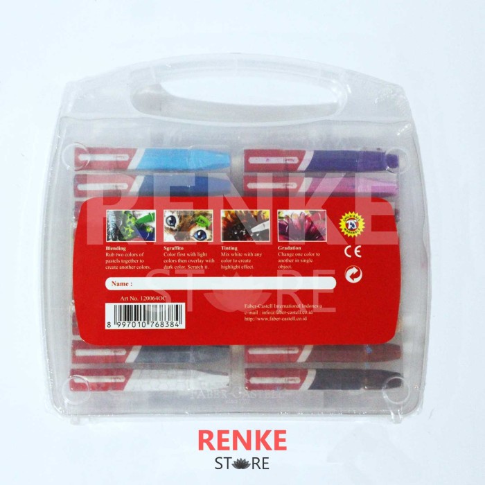 

Trendi Crayon Faber Castell 18 Ekonomis - Oil Pastels / Krayon Terbatas