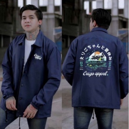 BRAINLY Jaket coach Jacket remaja Apparel NAGA jepang jaket pria wanita jacket murah distro remaja kekinian terbaru jeket perasut erigo