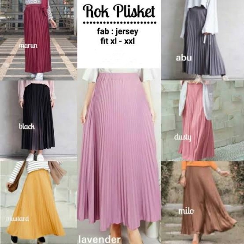 (DBY) ROK CANDY PLISKET PLEATED SKIRT PAYUNG JERSEY