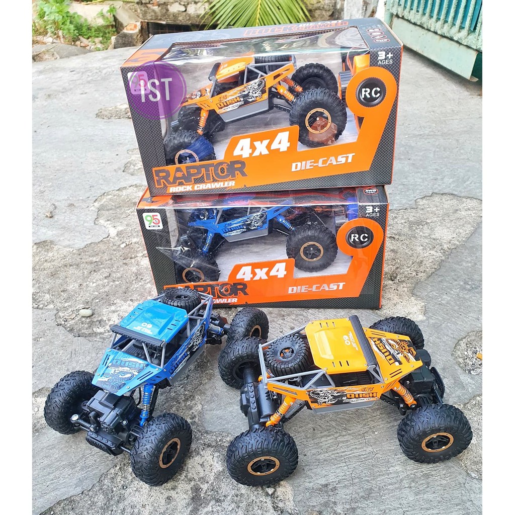 RC REMOTE CONTROL MOBIL ROCK CRAWLER RAPTOR DIECAST