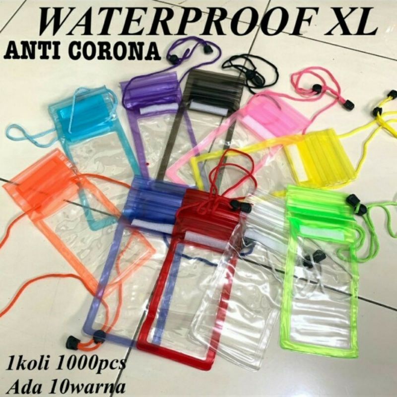 Waterproof handphone / sarung anti air Ukuran XL