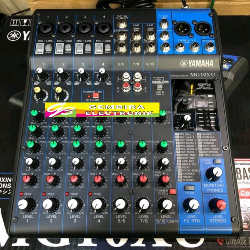 Mixer Yamaha MG10XU Original Mixer Garansi resmi Yamaha