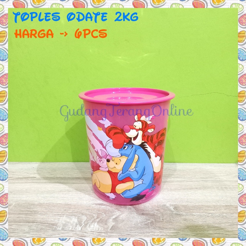 6PCS Toples Odate 2kg toples jajan calista