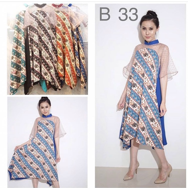 PRELOVED batik premium dress cheongsam