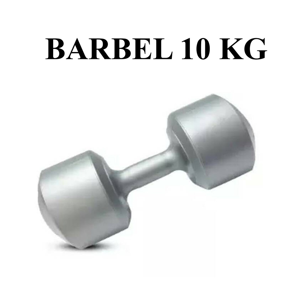 POTENCE BARBEL 10KG / DUMBEL 10KG / DUMBELL PLASTIK 10 KG