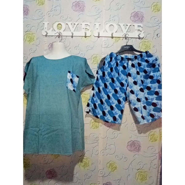 PAJAMAS RAYON/SETELAN RAYON PENDEK