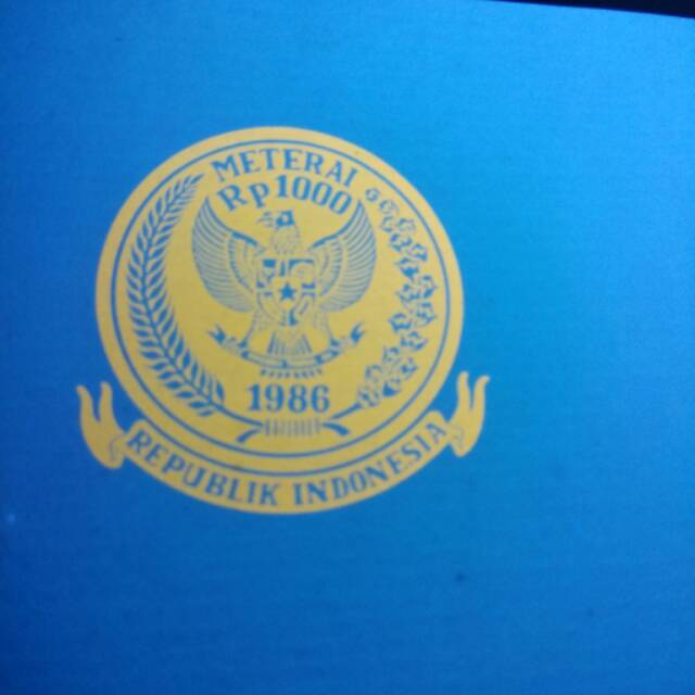 Kertas segel tahun 1986 / 86