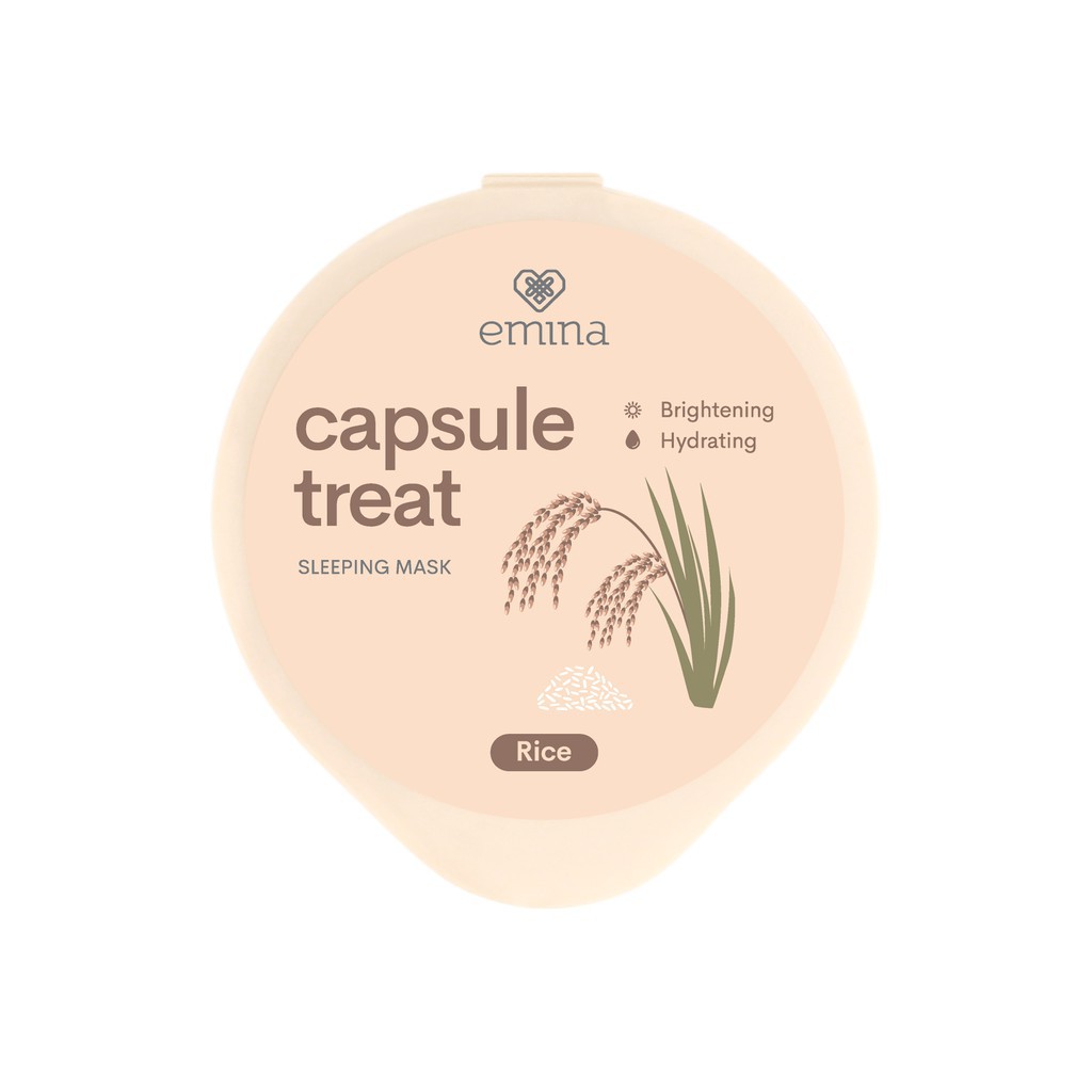 Emina Capsule Treat Gel Mask 10ml / Clay Mask / Gel Mask / Sleeping Mask