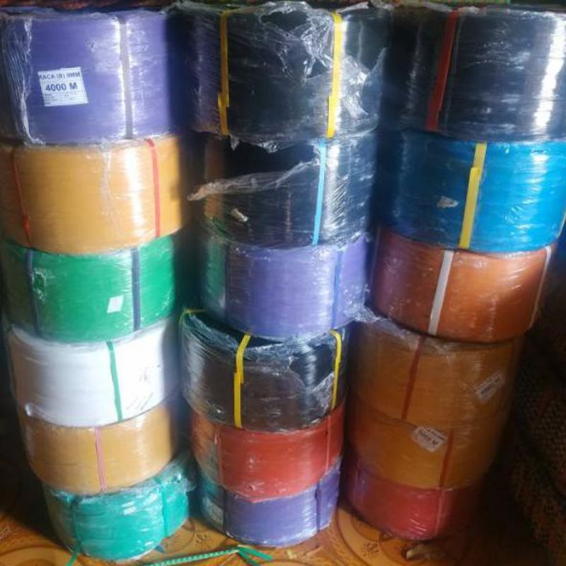 Bahan tas Anyaman plastik / bahan plastik kaca murah