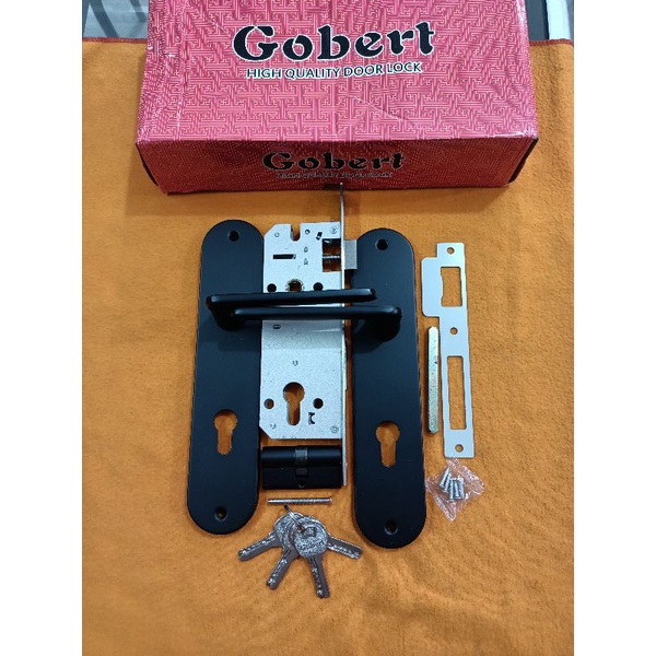 HANDLE KUNCI PINTU UKURAN BESAR GOBERT XL 007 HITAM