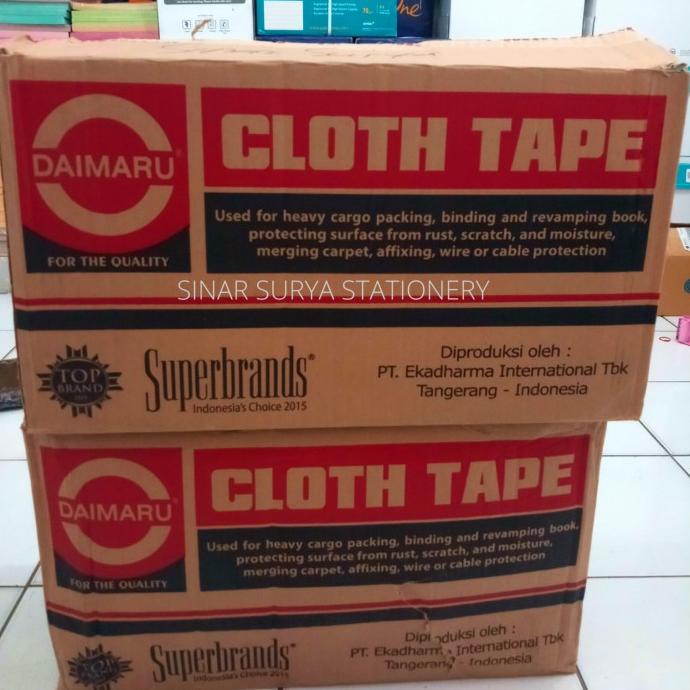 

Lakban Kain Hitam Daimaru 2 inch / karton