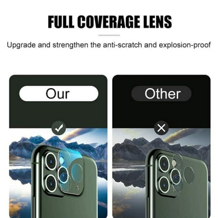 SCREEN PROTECTOR ANTI GORES KAMERA IPHONE 12 PRO MAX 6.7 INCH FULL COVERAGE - FA