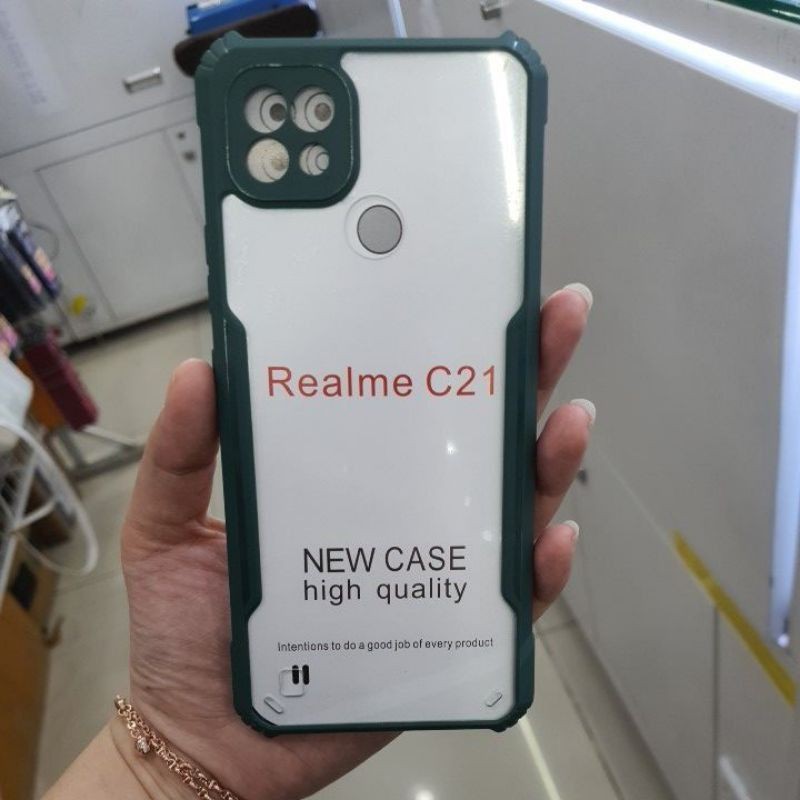 Case Realme C21/NARZO 30A TPU Shockproof HardCase Cover Transparan Casing