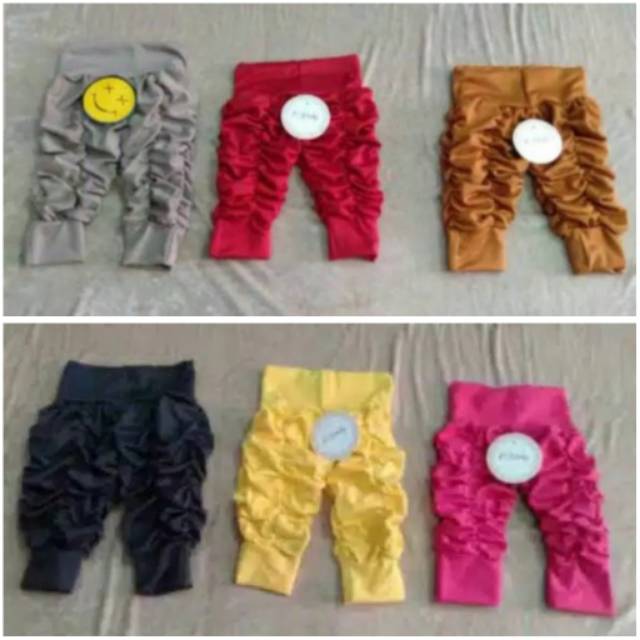 LEGGING KERUT ANAK MURAH UMUR 6 BULAN SMPAI 7 THN