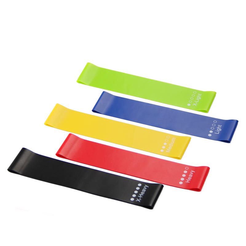 1 Set isi 5pcs Resistance Band Tension untuk Latihan GYM Home Workout