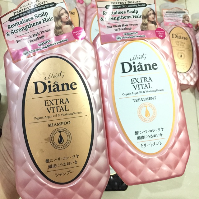 Jual Moist Diane Extra Vital Shampoo/Treatment Shopee Indonesia