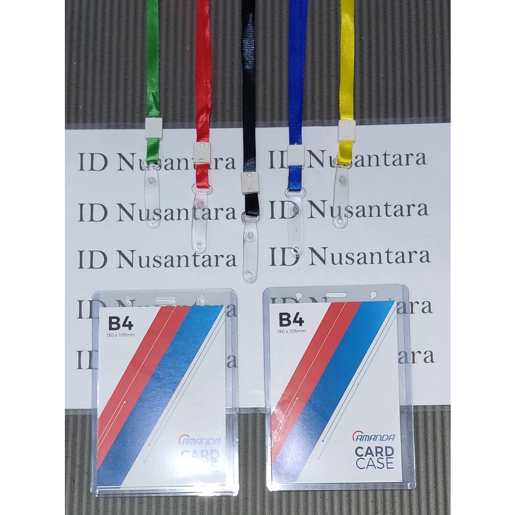 

Paket Tali 1 CM Kait Karet + ID Card Case B4