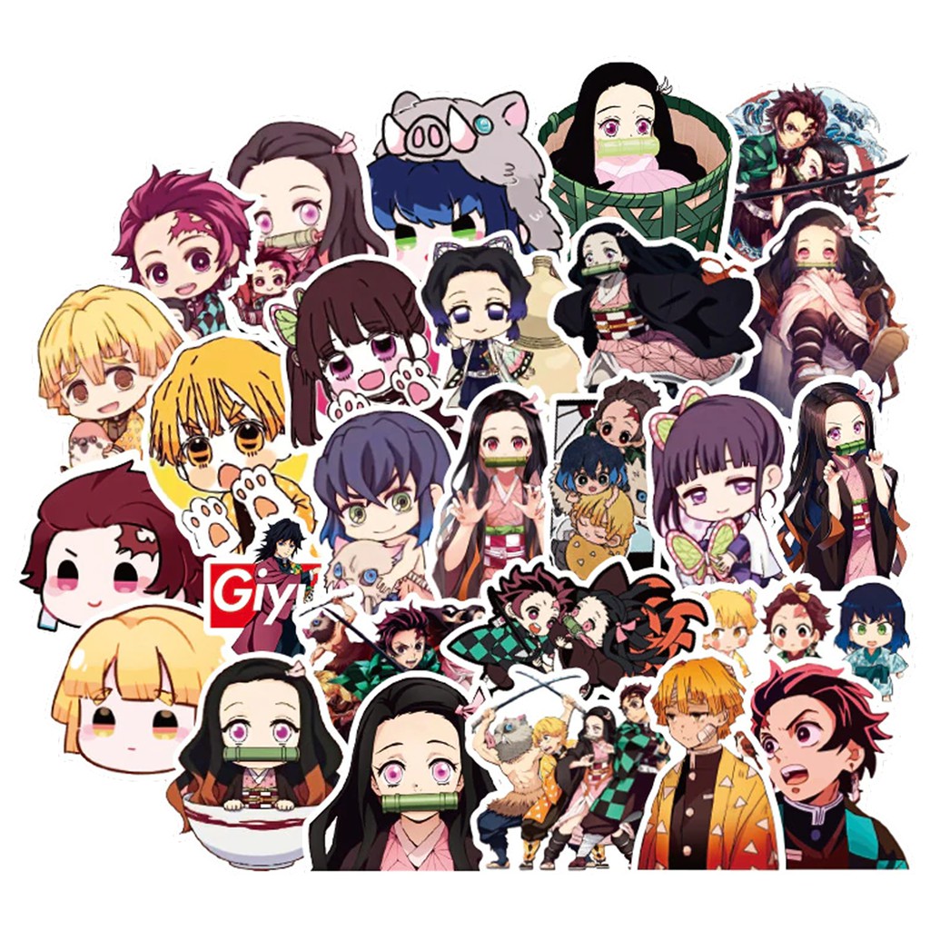 

Stiker VYNIL Motif DEMON SLAYER KIMETSU NO YAIBA Untuk Scrapbook/Alat Tulis hp LAPTOP sticker