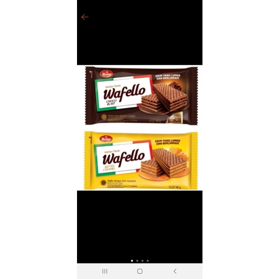 

Roma Wafello Italian Taste 375 g / 10 pcs @ 37.5 g