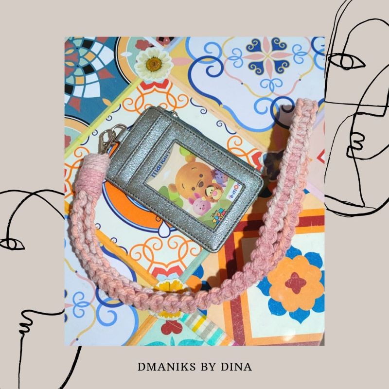 

Macrame Lanyard ID Card/Gantungan ID Card