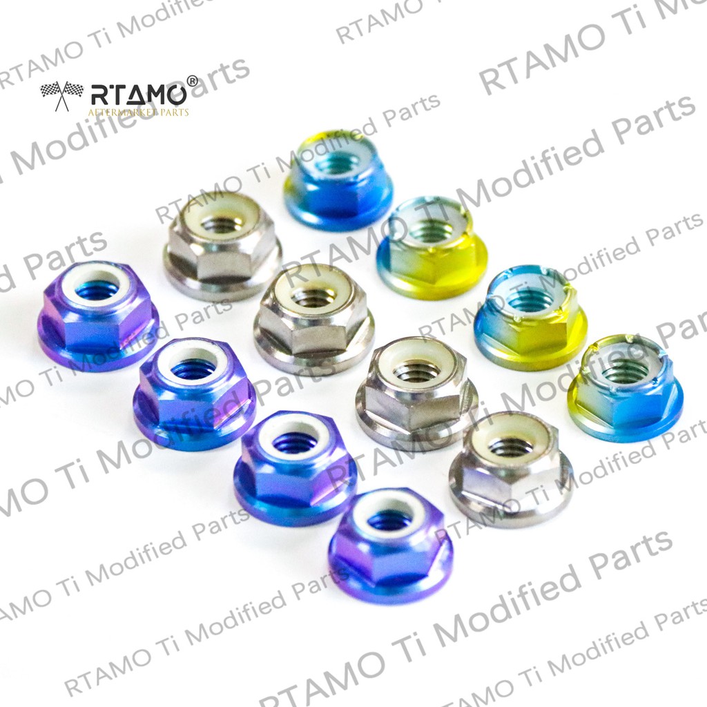Rtamo-Bolt GR5 nylon lock flange hex nut M6/M8 sprocket nut and  M16 metal locking fit beat scoopy vario/vario 125 50-2
