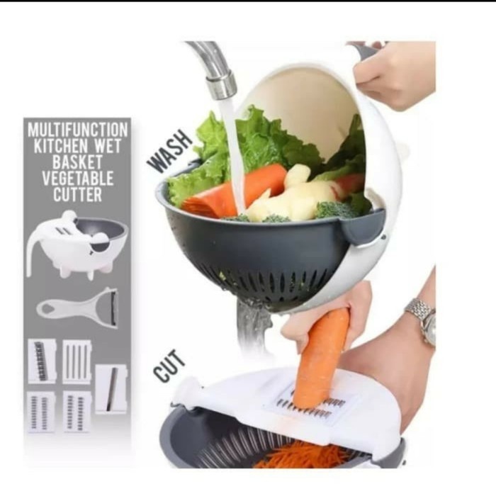 Parutan Serbaguna Magic Slicer Dicer Alat Pengiris Sayuran Multifungsi Grosir