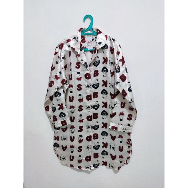 Baju Tidur Kimono Silk Import Jumbo