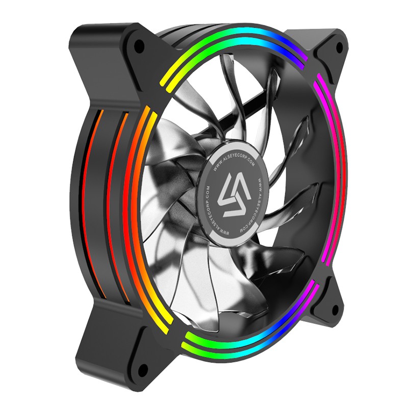 Fan ALSEYE HALO 5.0 Auto RGB H-120-5MR Fan Casing 12cm