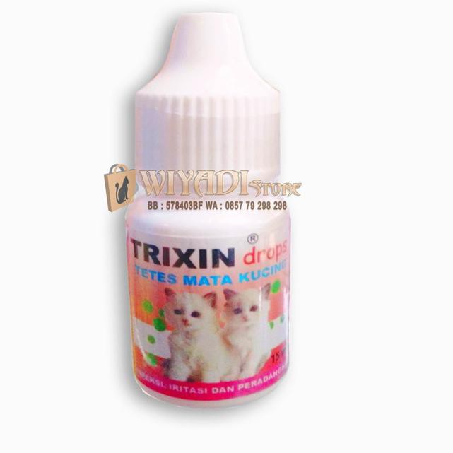 Obat tetes Sakit Mata Merah Berair Belek Anak Kucing Kitten Trixin Cat