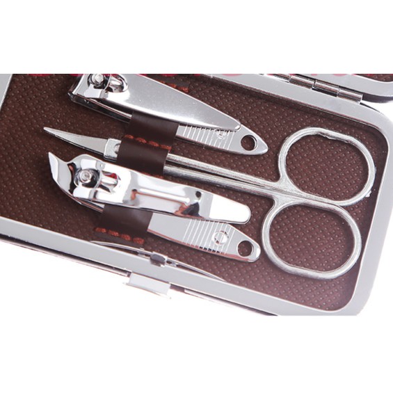 Manicure Pedicure Set Isi 6 Pcs - peralatan gunting kuku meni pedi