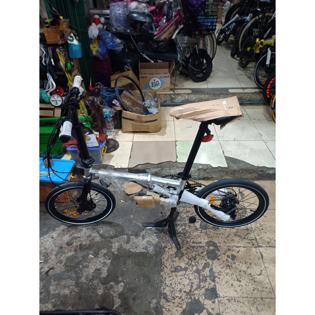 sepeda lipat 16 element Troy 10s frame cromoly