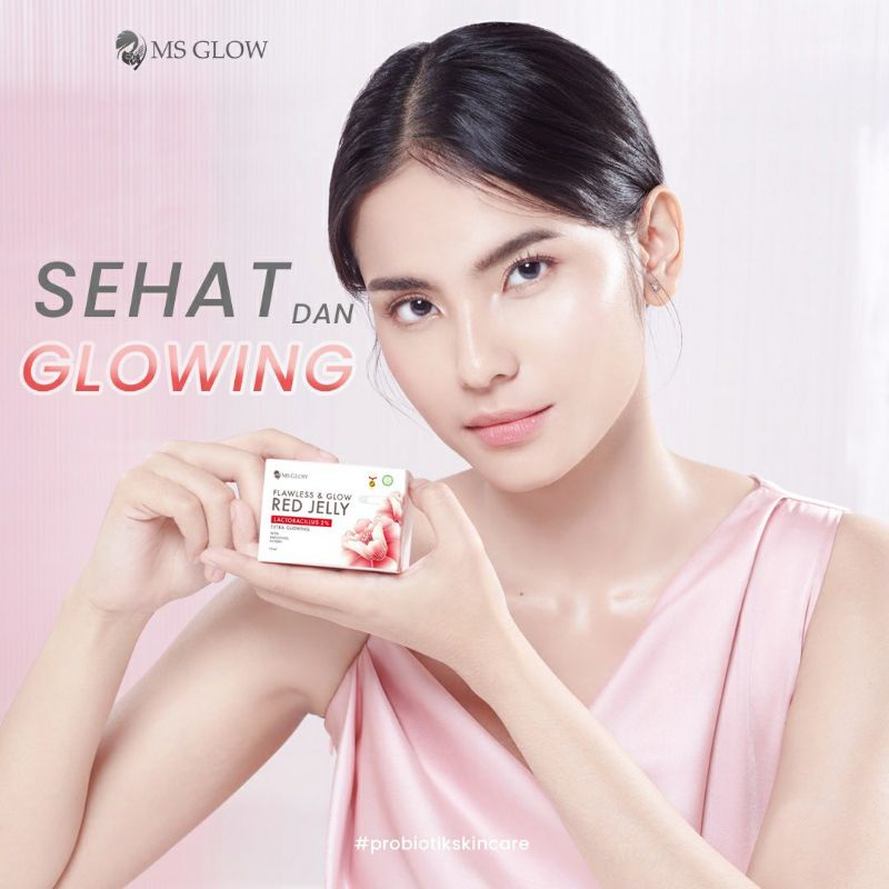 FLAWLESS GLOW RED JELLY ORIGINAL / 1 CREAM BERJUTA MANFAAT