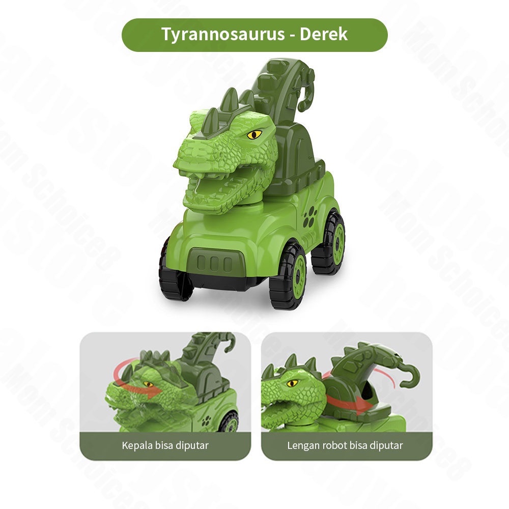 Halo Baby Mainan dinosaurus Mobil Anak / bentuk Dinosaurus mobil truk mainan mobil mobilan dorong