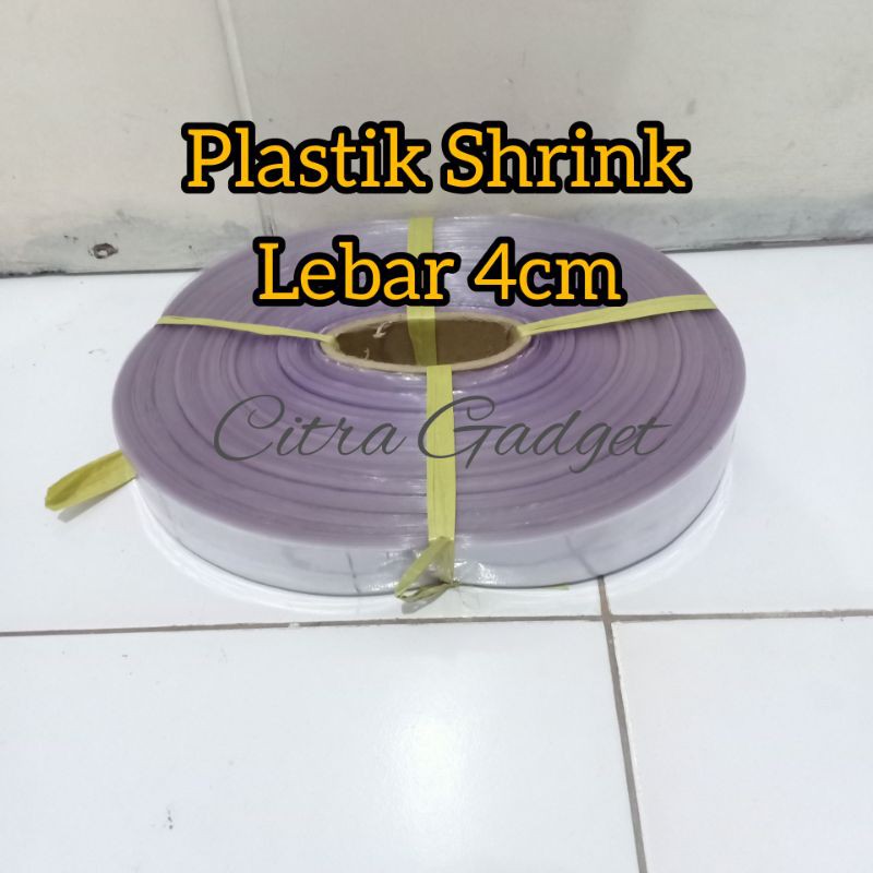 plastik Shrink lebar 4cm roll besar