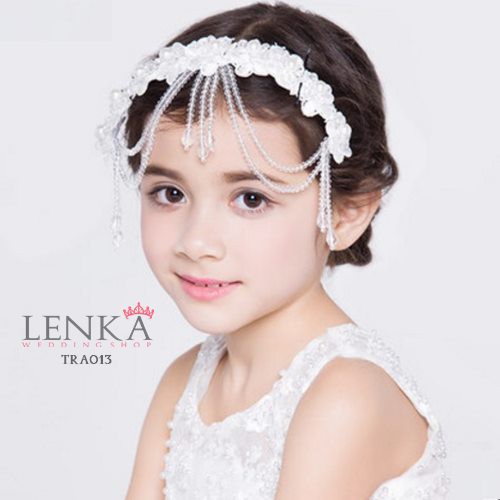 [SIAP KIRIM] Aksesoris Tiara Rambut Lace Pesta l Lenka - TRA013