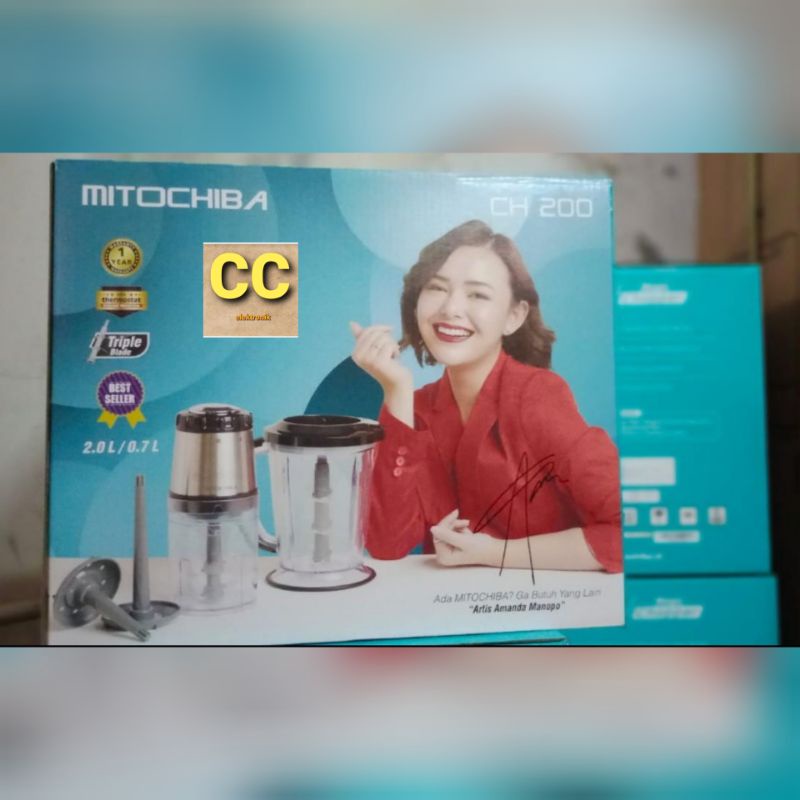 MITOCHIBA CH200 FOOD CHOPPER CH 200 BLENDER BUMBU DAN DAGING Garansi Resmi