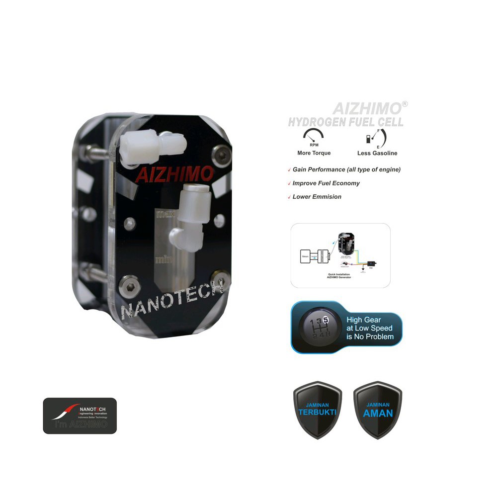Aizhimo Hydrogen Fuel Cell. HHO Generator. (motor) Berkualitas