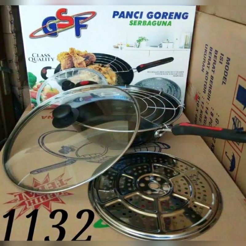 panci wajan goreng GSF Plus sarangan G 1032 K