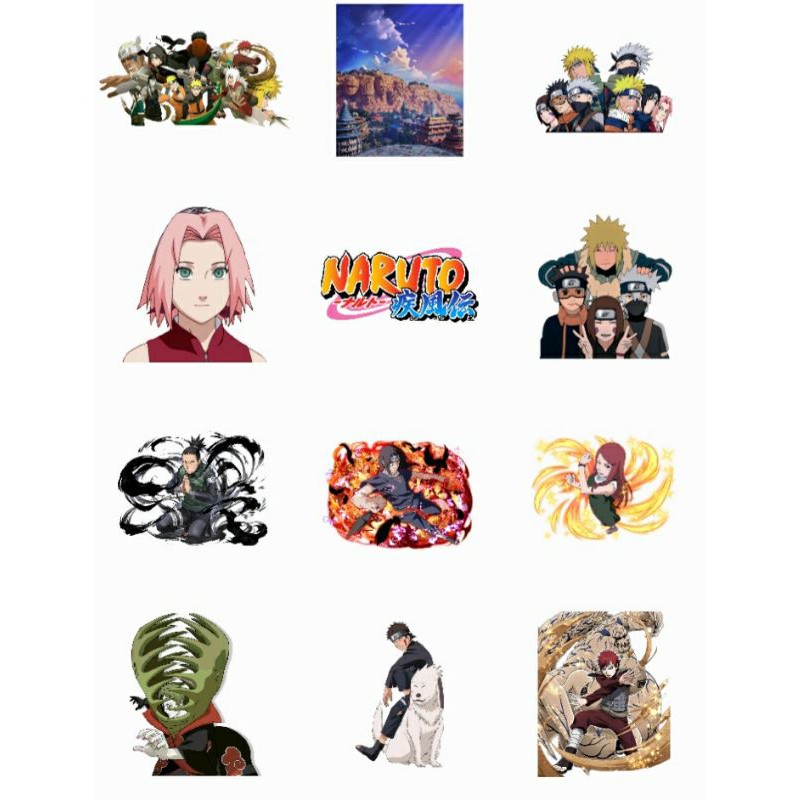 

STIKER NARUTO 35 PCS