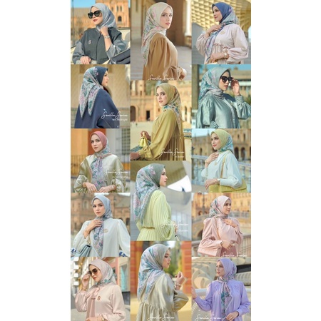 The Sevilla Series Button Scarves