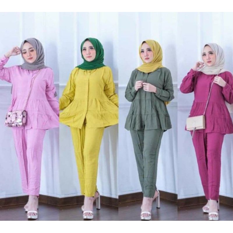 ONE SET RAYON JUMBO POLOS