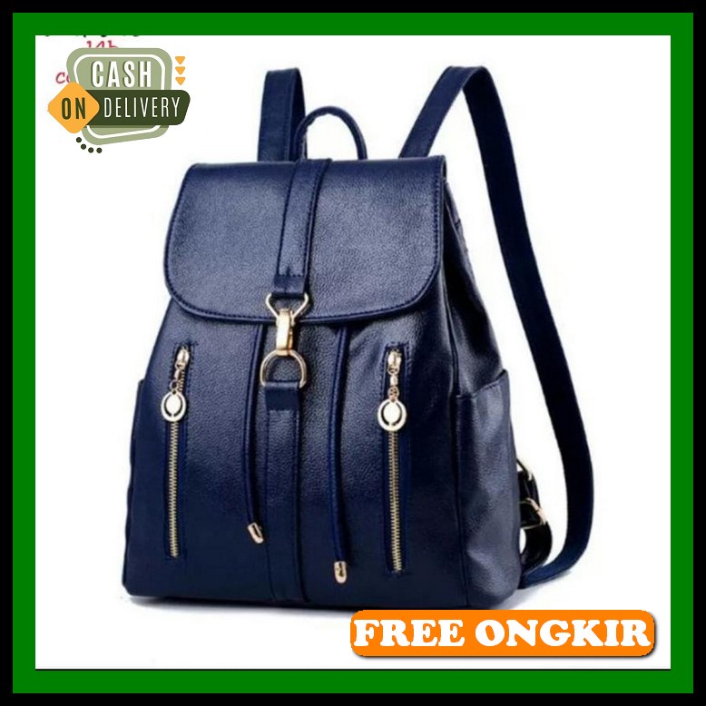 Jtf7127 Tas Rangsel Ransel Punggung Gendong Stylish Wanita Perempuan Cewek Cewe Import Impor Korea B