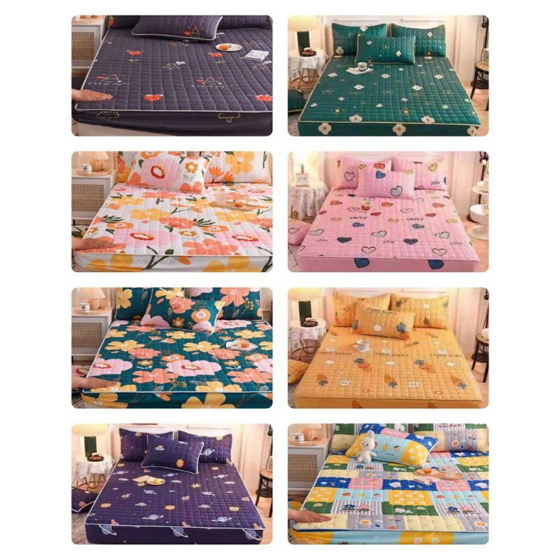SPREI SULTAN WATERPROOF UKURAN 180X200CM (Random)